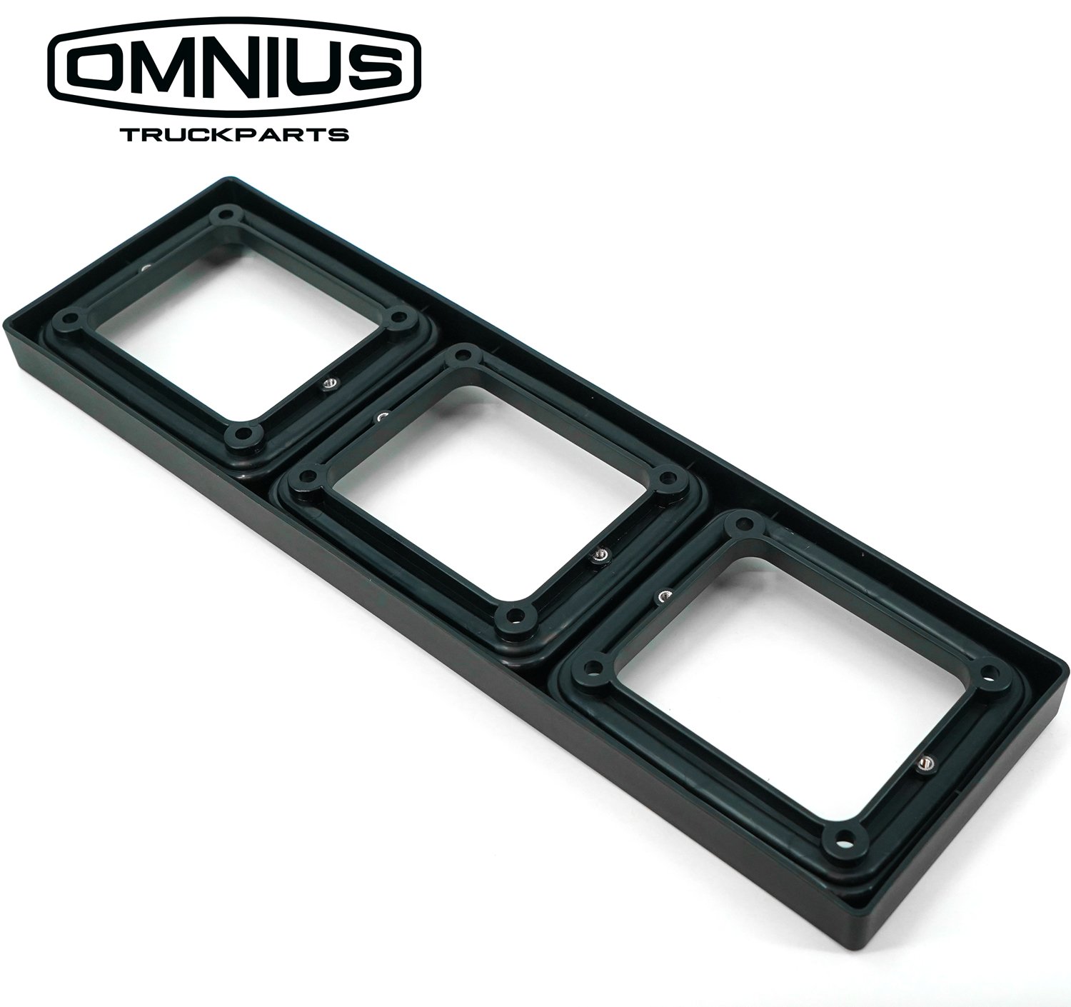 Cadre de feu arrière mince Omnius pour 3 feux arrière à LED
