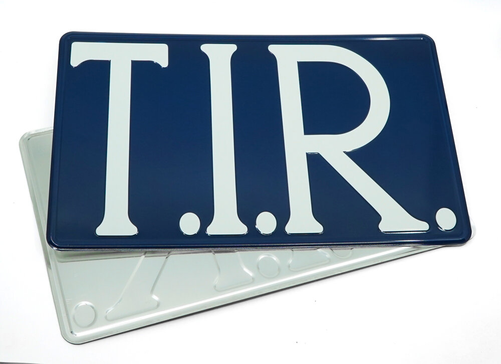 T.I.R. – bleu – 40 x 25 cm