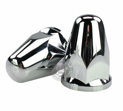60 Accessoires de Roue en Plastique Chromé Ø33mm Hauteur 67mm Importé des USA