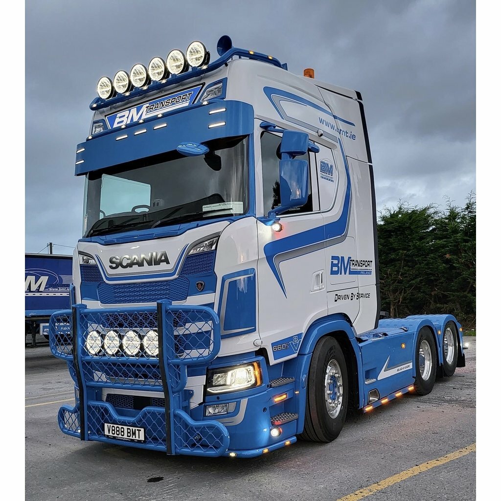 ZKLOWN Feux de Position de Pare-Soleil Bicolores Commutables Pour Scania Nouvelle Génération