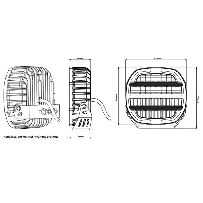 Faro di guida a LED Tralert Phantom