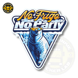 No Frigo No Party Aufkleber