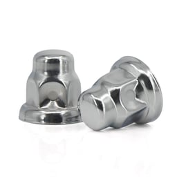 United Pacific Verchroomd Stalen Wielmoerdoppen 32mm - 10 Stuks