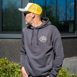 Truckjunkie Hoodie Gris Yellow Wybert