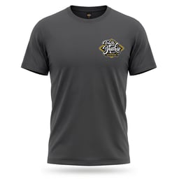 T-shirt Truckjunkie Gris Yellow Wybert