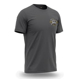 T-shirt Truckjunkie Gris Yellow Wybert