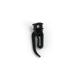 Crochets et glissières Omnius Hooks and Runners Black, universels, 50 pièces