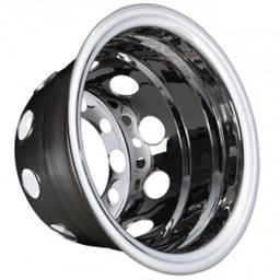 AMERICA/ALCOA Simulatore Posteriore 8.25" 22.5" Acciaio Inossidabile Adatto Per Cerchio