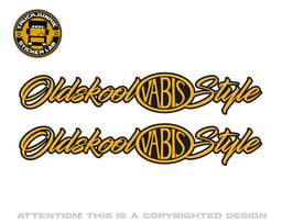 Oldskool Vabis Style – Set D'autocollants 2 Couleurs