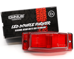 Omnius Feu Double Ampoule LED Oldskool Rouge