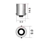 Ledson Lampadina LED BA9s 24V Bianco Caldo