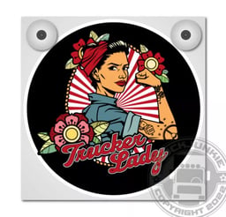 Trucker Lady tatuaggio Rose lightbox Deluxe Completo