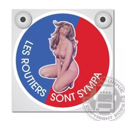 Les Routiers Sont Sympa enseigne lumineuse Deluxe Complète