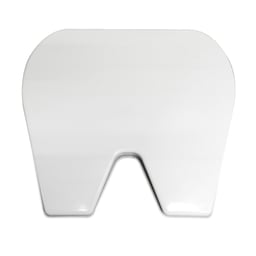 Plaque de couplage d'assiette universelle Couvercle de plaque Polyester blanc
