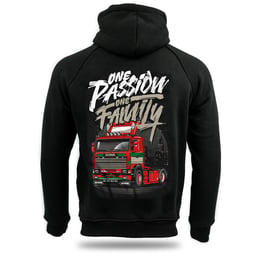 Truckjunkie Felpa Una Passione Una Famiglia Graffity Camion