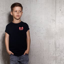 Maglietta per bambini Ronny Ceusters Laakdal Nero