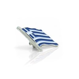 Épingle Grèce Argent 2,5x2,5cm