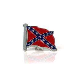 Épingle Rebelle couleur argentée 2,5x2,5cm
