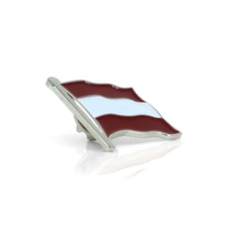 Épingle Lettonie Argent 2,5x2,5cm