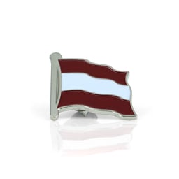 Épingle Lettonie Argent 2,5x2,5cm