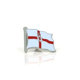Épingle Irlande du Nord Argent 2,5x2,5cm