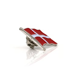 Épingle argentée Danemark 2,5x2,5cm