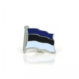 Épingle Estonie Argent 2,5x2,5 cm