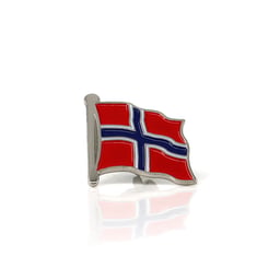 Épingle Norvège Argent 2,5x2,5cm