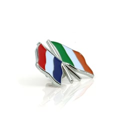 Épingle Pays-Bas Italie Argent 3x2,2 cm