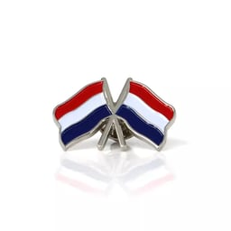 PIN Pays-Bas Épingle Argentée 3x2,2 cm 2x