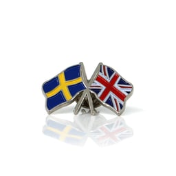 Épingle Argent Suède Allemagne 3x2,2 cm