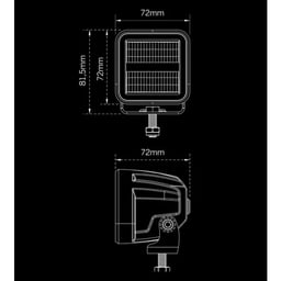 STRANDS Siberia XP Red Panda Lumière Auxiliaire 3150 Lumen Portée 151m 5700K IP69K