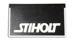 STIHOLT Bavette Noire 60x35cm Pare-chocs Avant Caoutchouc Par Set