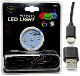 Poppy LED Éclairage RGB USB et USB-C