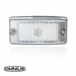 Omnius Old Skool LED Zijmarkering Wit Helder Glas