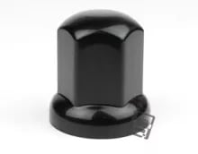 Cache-écrou – Plastique Noir – 33 mm – Hauteur 53 mm de hauteur 20 pièces
