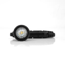 Lampe latérale ronde en verre transparent lumière blanche diamètre 28mm câble 200mm