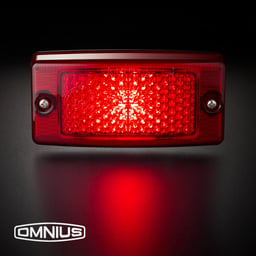Omnius Old Skool LED Zijmarkering Rood 