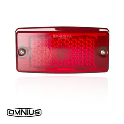 Omnius Old Skool LED Zijmarkering Rood 