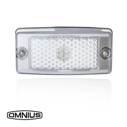 Omnius Old Skool LED Zijmarkering Oranje Helder Glas