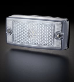 Omnius Old Skool LED Zijmarkering Oranje Helder Glas