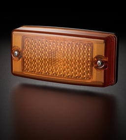Omnius Old Skool LED Zijmarkering Oranje met Knipperlicht