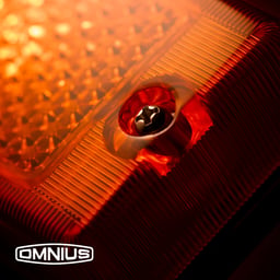 Omnius Old Skool LED Zijmarkering Oranje met Knipperlicht
