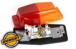 Luce Doppia Rosso Arancio BA15S Alogena
