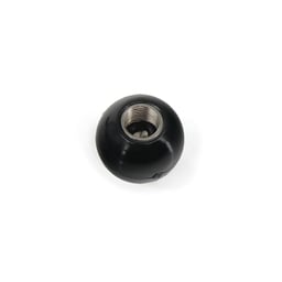 United Pacific 8 Ball Ventieldopjes Zwart - 4 Stuks