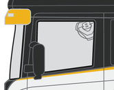 V8 Logo Raamsticker