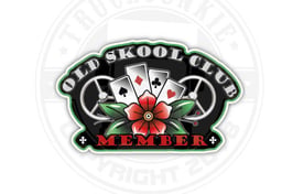 Old Skool Club Member Sticker