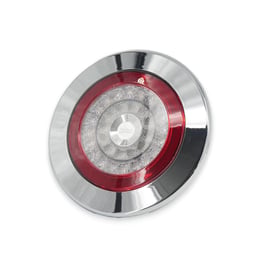 Jokon LED Rückleuchte mit Chromring 3 Funktionen