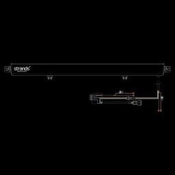 Strands Skylord LED Bar 30'' Wit Oranje