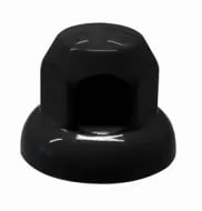 Couvre-écrous en plastique noir 33mm 20 pièces Scania Volvo Renault